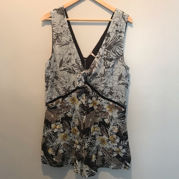 NWT Free People Santiago printed romper - Picture 6 of 8